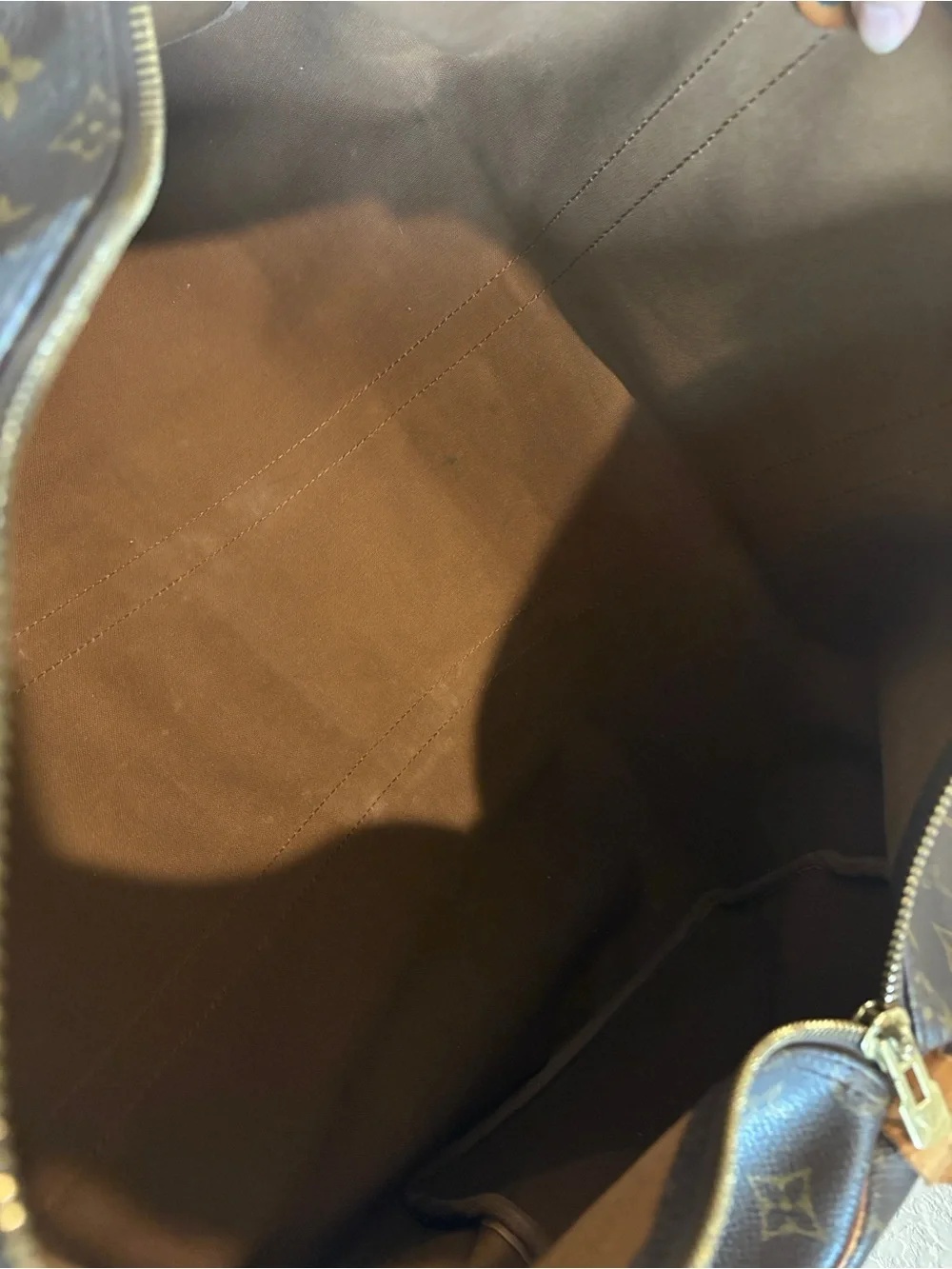 Louis Vuitton Keepall 50 Brown Monogram Boston Duffle Bag - Picture 12 of 15